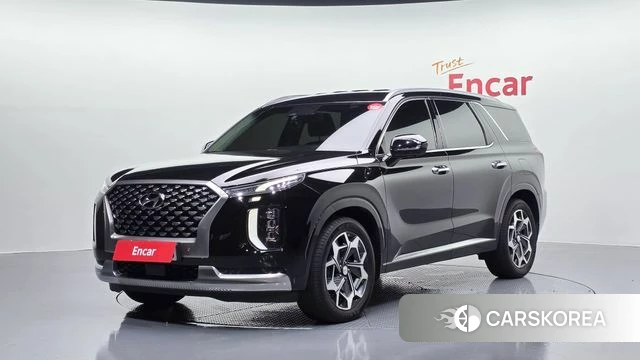 Hyundai Palisade 2021 Черный из Кореи