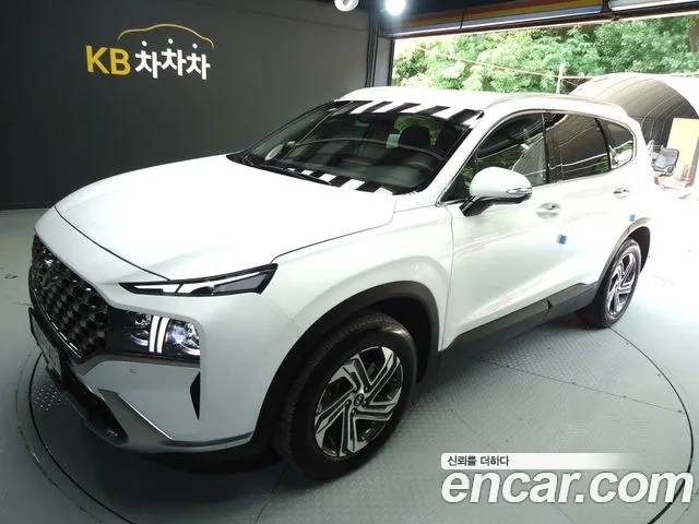 Hyundai The New Santa Fe 2023 Белый из Кореи