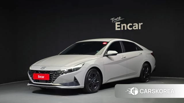Hyundai Avante Hybrid (CN7) 2021 Серебристо-серый из Кореи