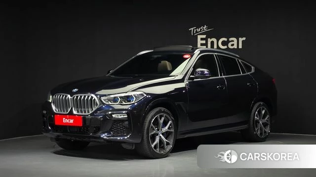 BMW X6 (G06) 2021 Черный из Кореи