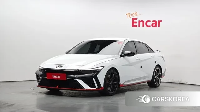 Hyundai The New Avante (CN7) 2025 Белый из Кореи