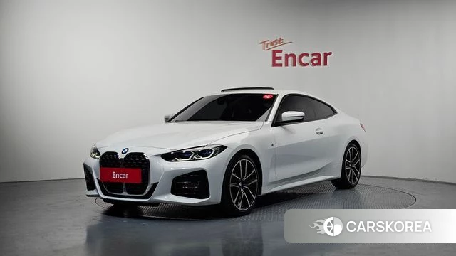 BMW 4 Series (G22) 2023 Белый из Кореи