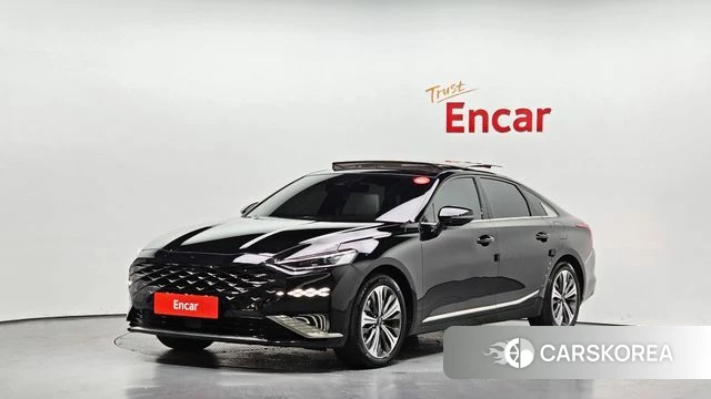 Kia K8 Hybrid 2023 Черный из Кореи