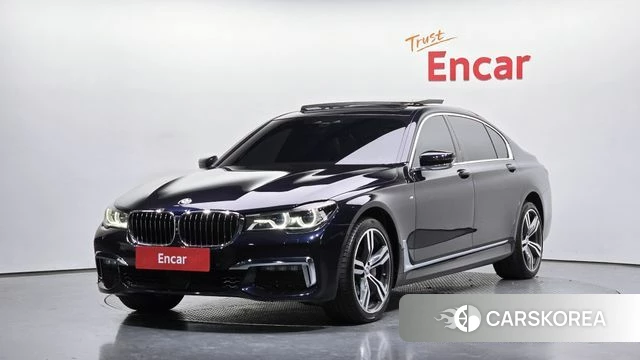 BMW 7 Series (G11) 2018 Синий из Кореи