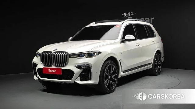 BMW X7 (G07) 2021 Белый из Кореи