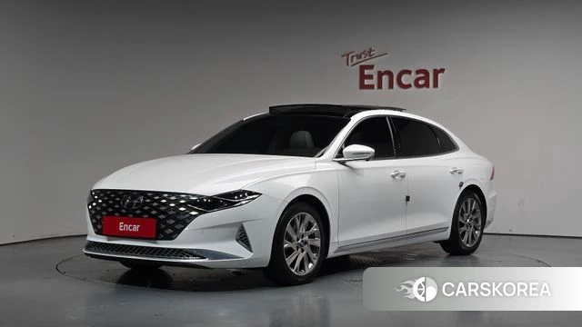 Hyundai The New Grandeur IG Hybrid 2021 Белый из Кореи