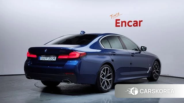BMW 5 Series (G30) 2021 Синий из Кореи