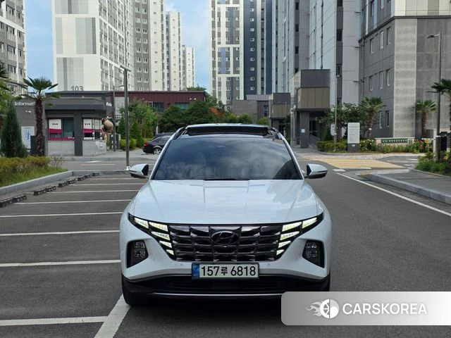 Hyundai Tucson Hybrid (NX4) 2023 Белый из Кореи