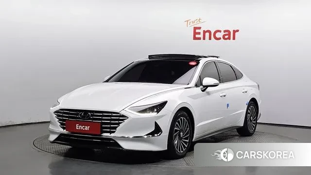 Hyundai Sonata Hybrid (DN8) 2020 Белый из Кореи