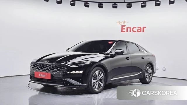 Kia K8 Hybrid 2023 Черный из Кореи
