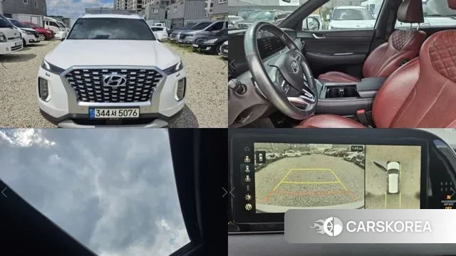 Hyundai Palisade 2021 Белый из Кореи