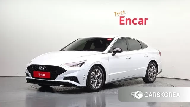 Hyundai Sonata (DN8) 2021 Белый из Кореи