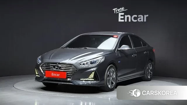Hyundai Sonata New Rise Hybrid 2018 Серый из Кореи