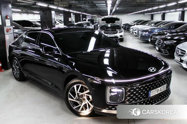 Hyundai Grandeur (GN7) 2023 Черный из Кореи