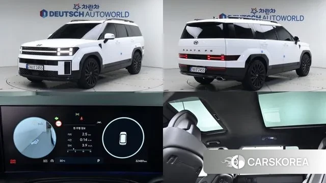 Hyundai Santa Fe (MX5) 2024 Белый из Кореи