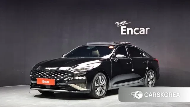 Kia K8 Hybrid 2021 Черный из Кореи