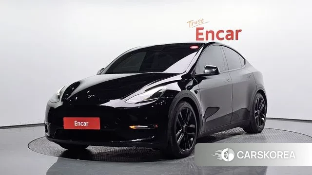 Tesla Model Y 2021 Черный из Кореи