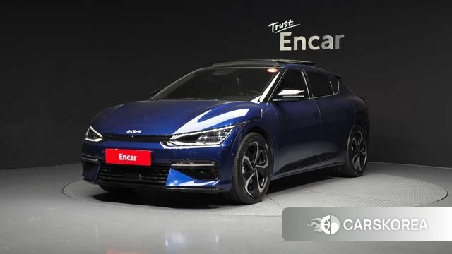 Kia EV6 2021 Синий из Кореи