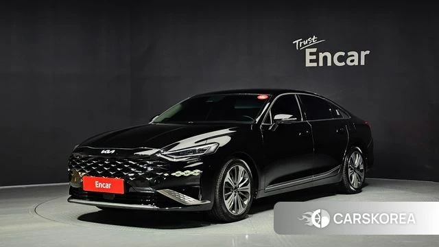 Kia K8 Hybrid 2021 Черный из Кореи
