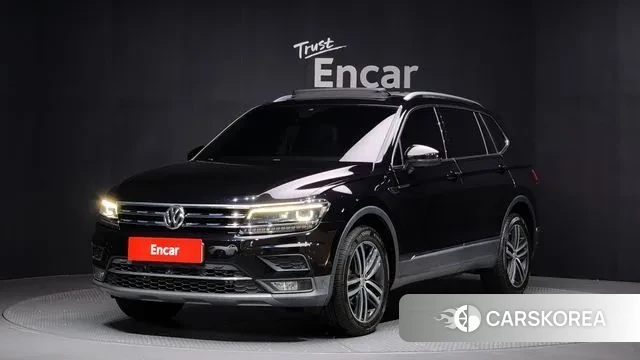 Volkswagen Tiguan Allspace 2018 Черный из Кореи