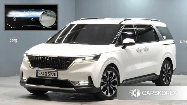 Kia Carnival 4th generation 2022 Белый из Кореи