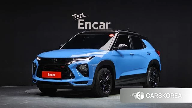 Chevrolet (GM Daewoo) Trailblazer 2022 Небесно-голубой из Кореи