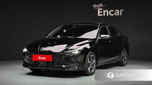 Hyundai Avante (CN7) 2021 Черный из Кореи