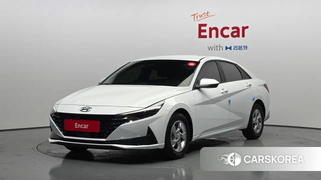 Hyundai Avante (CN7) 2022 Белый из Кореи