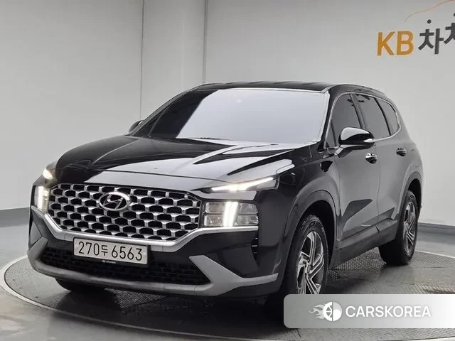 Hyundai The New Santa Fe 2021 Черный из Кореи