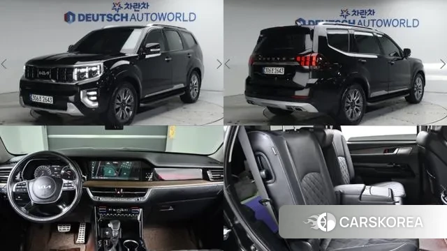 Kia Mohave Master 2023 Черный из Кореи