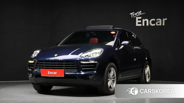 Porsche Macan 2018 Синий из Кореи