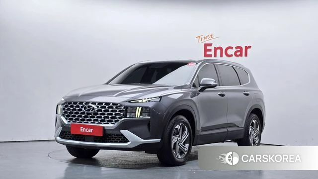 Hyundai The New Santa Fe 2021 Серый из Кореи