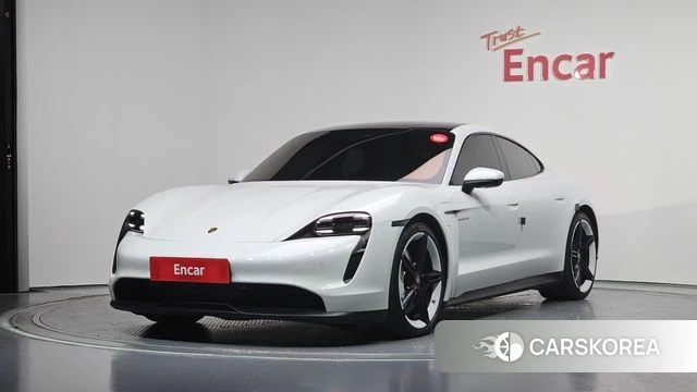 Porsche Taycan 2022 Белый из Кореи