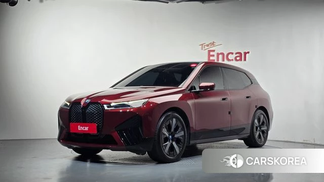 BMW iX 2023 Красный из Кореи
