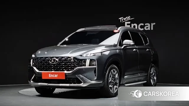 Hyundai The New Santa Fe 2023 Серый из Кореи