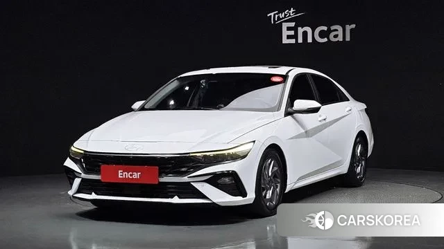 Hyundai The New Avante (CN7) 2023 Белый из Кореи