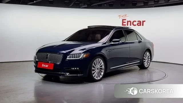 Lincoln Continental 10th Generation 2020 Синий из Кореи