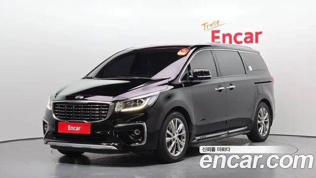 Kia The New Carnival 2018 Черный из Кореи