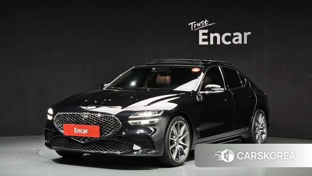 Genesis The New G70 2021 Черный из Кореи