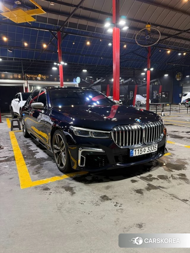BMW 7 Series (G11) 2019 Синий из Кореи