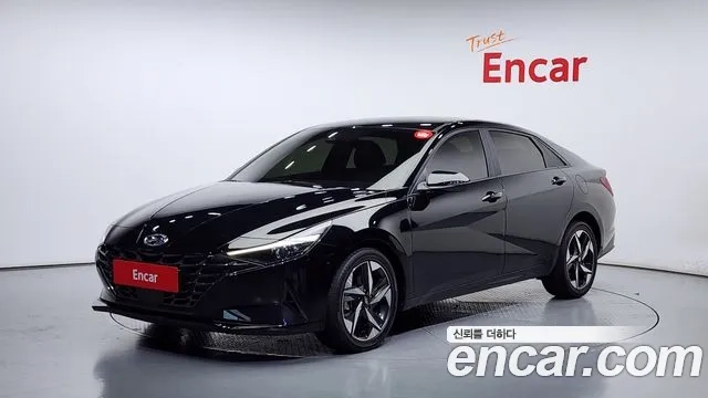 Hyundai Avante (CN7) 2020 Белый из Кореи