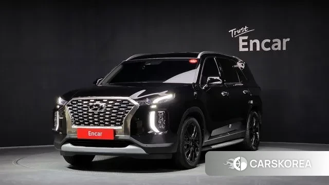 Hyundai Palisade 2021 Черный из Кореи