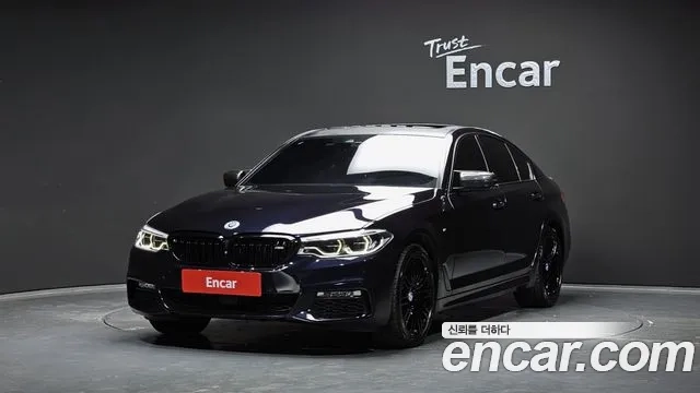 BMW 5 Series (G30) 2018 Синий из Кореи