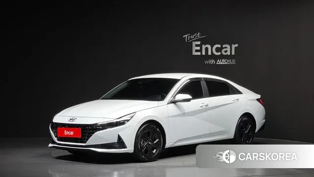 Hyundai Avante (CN7) 2022 Белый из Кореи