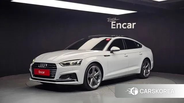 Audi A5 (F5) 2019 Белый из Кореи