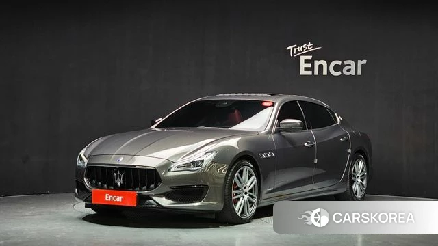 Maserati Quattroporte 2018 Серый из Кореи