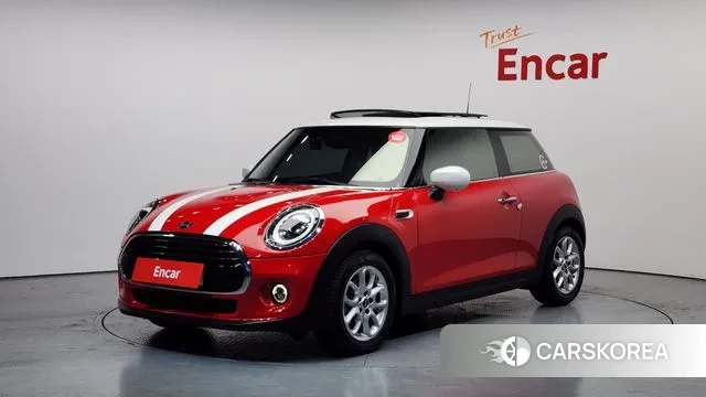 Mini Cooper 2021 Красный из Кореи