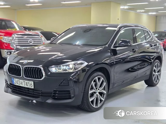 BMW X2 (F39) 2021 Черный из Кореи