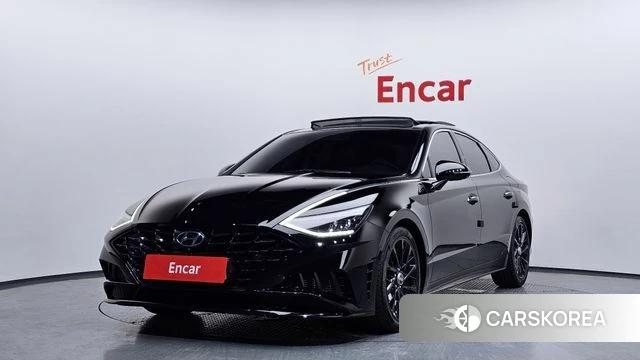 Hyundai Sonata (DN8) 2022 Черный из Кореи