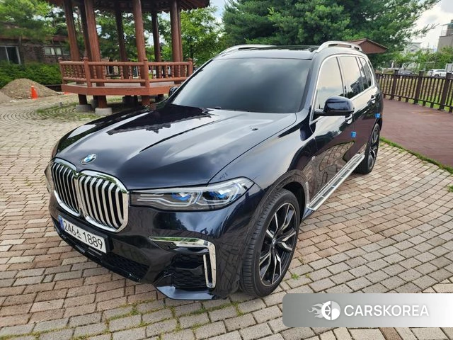 BMW X7 (G07) 2021 Черный из Кореи